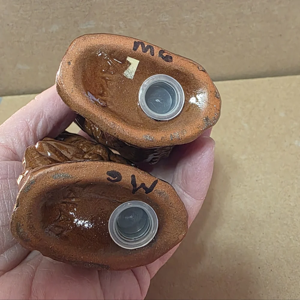Vtg Florida Alligator Crockodile Salt Pepper Shaker Set #181